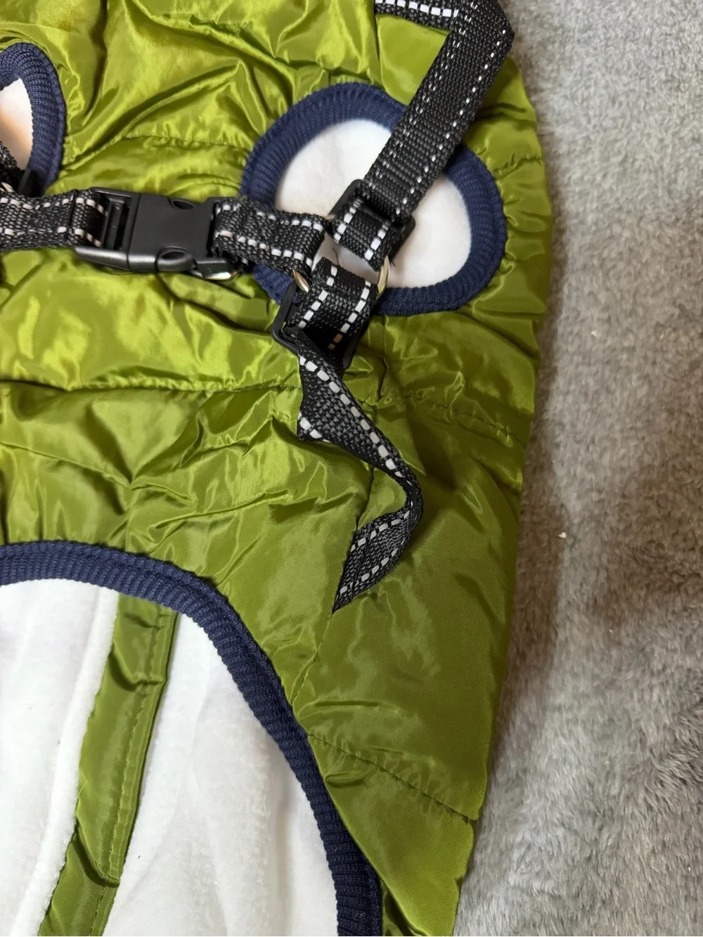 Pet Dog Jacket With Harness Winter Warm Dog Clothes  Dog Coat Outfits